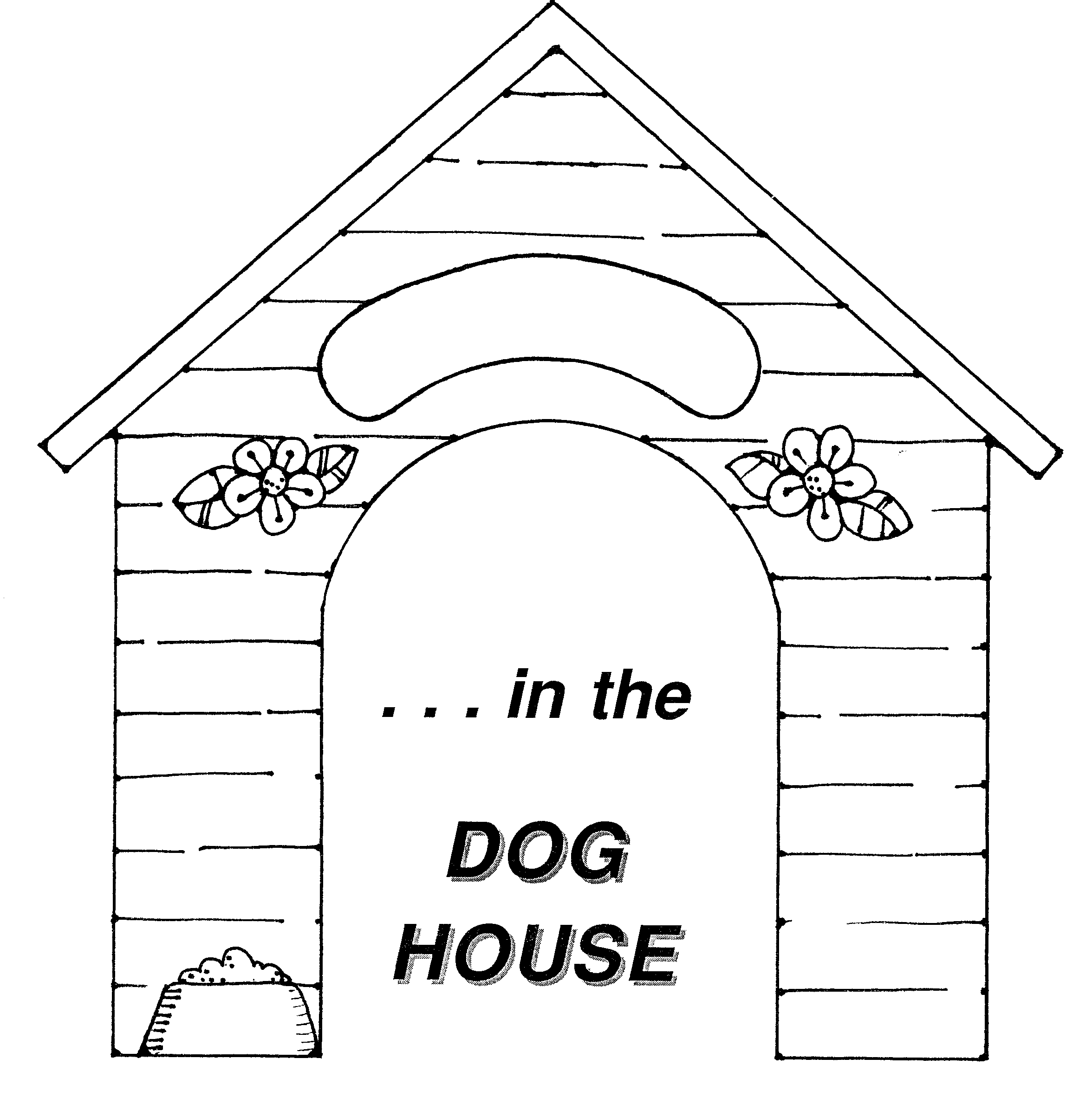 Coloriage Niche à chien #13 (Bâtiments et Architecture) – Coloriages à