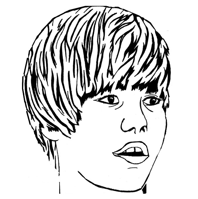 Dessin à colorier: Justin Bieber (Célébrités) #122458 - Coloriages à Imprimer Gratuits