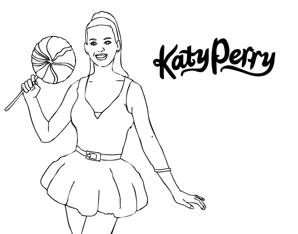 Dessin à colorier: Katy Perry (Célébrités) #123324 - Coloriages à Imprimer Gratuits