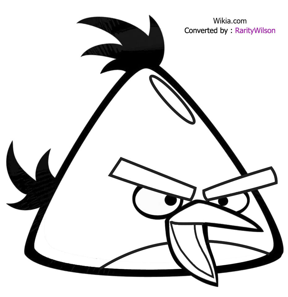 Dessin à colorier: Angry Birds (Dessins Animés) #25017 - Coloriages à Imprimer Gratuits