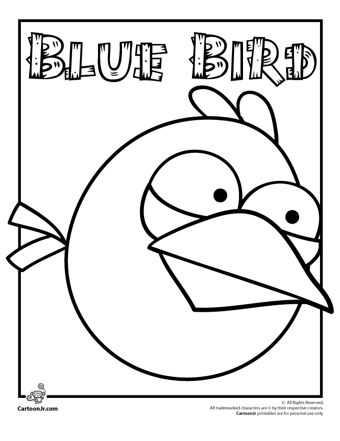 Dessin à colorier: Angry Birds (Dessins Animés) #25023 - Coloriages à Imprimer Gratuits