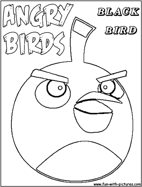 Dessin à colorier: Angry Birds (Dessins Animés) #25039 - Coloriages à Imprimer Gratuits