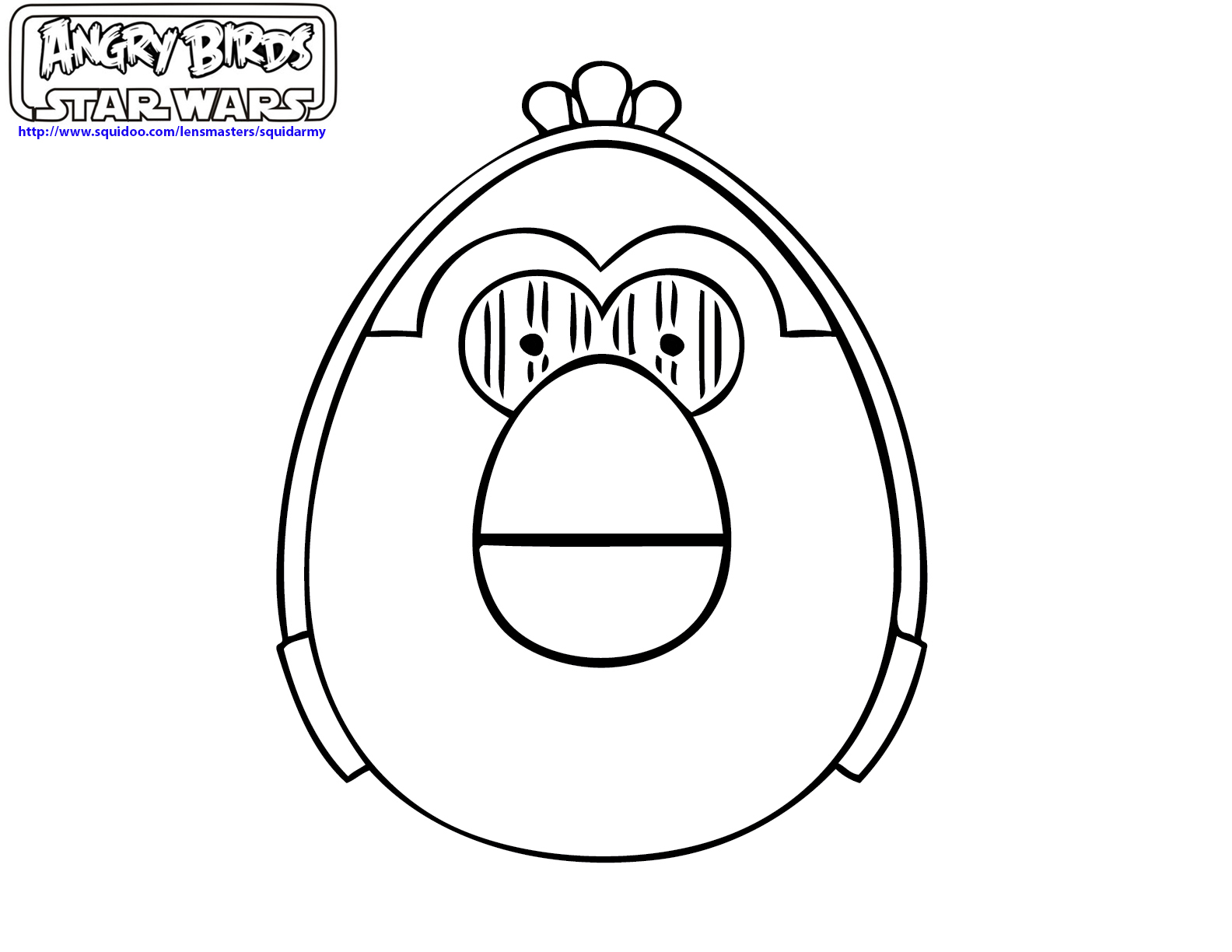 Dessin à colorier: Angry Birds (Dessins Animés) #25048 - Coloriages à Imprimer Gratuits