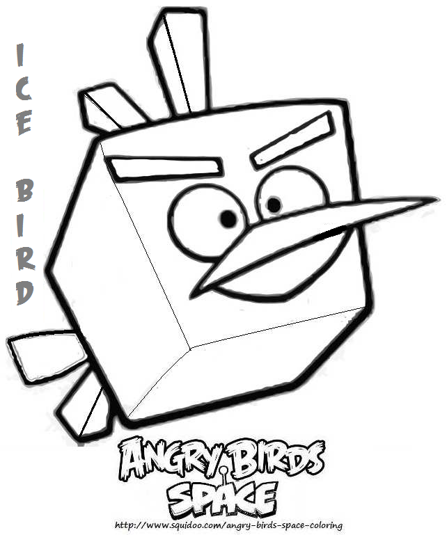 Dessin à colorier: Angry Birds (Dessins Animés) #25050 - Coloriages à Imprimer Gratuits