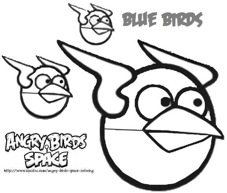 Dessin à colorier: Angry Birds (Dessins Animés) #25060 - Coloriages à Imprimer Gratuits