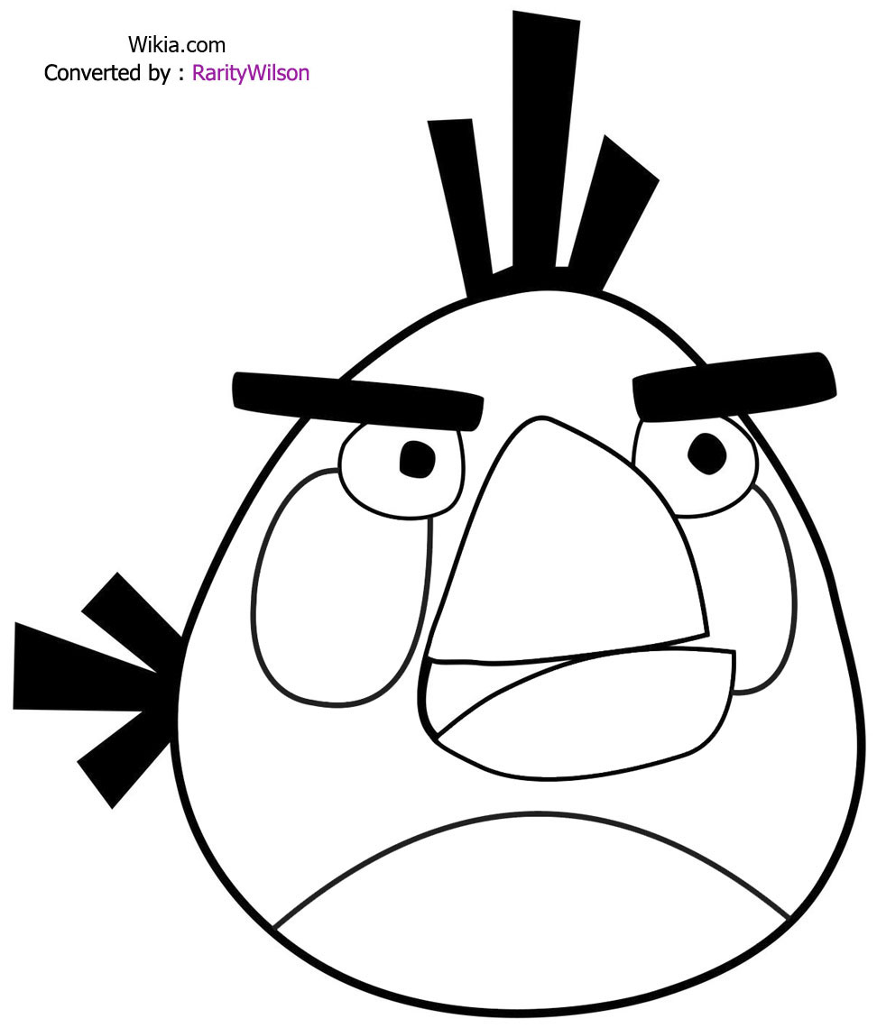 Dessin à colorier: Angry Birds (Dessins Animés) #25063 - Coloriages à Imprimer Gratuits