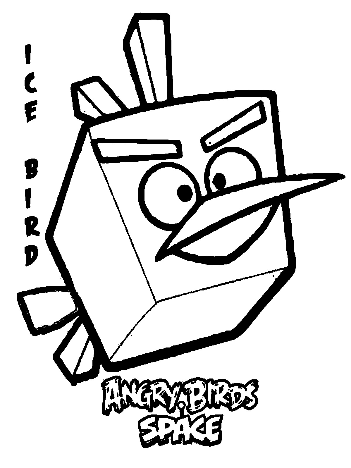 Dessin à colorier: Angry Birds (Dessins Animés) #25084 - Coloriages à Imprimer Gratuits