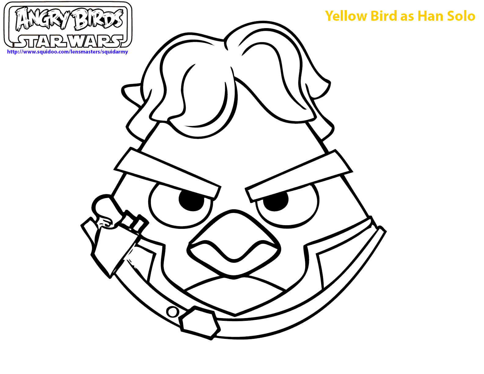 Dessin à colorier: Angry Birds (Dessins Animés) #25089 - Coloriages à Imprimer Gratuits