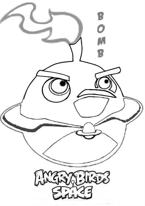 Dessin à colorier: Angry Birds (Dessins Animés) #25101 - Coloriages à Imprimer Gratuits
