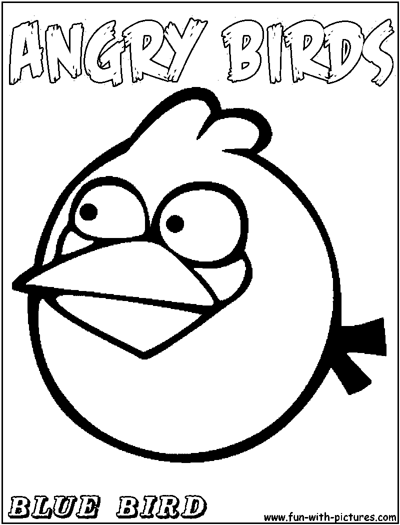 Dessin à colorier: Angry Birds (Dessins Animés) #25113 - Coloriages à Imprimer Gratuits