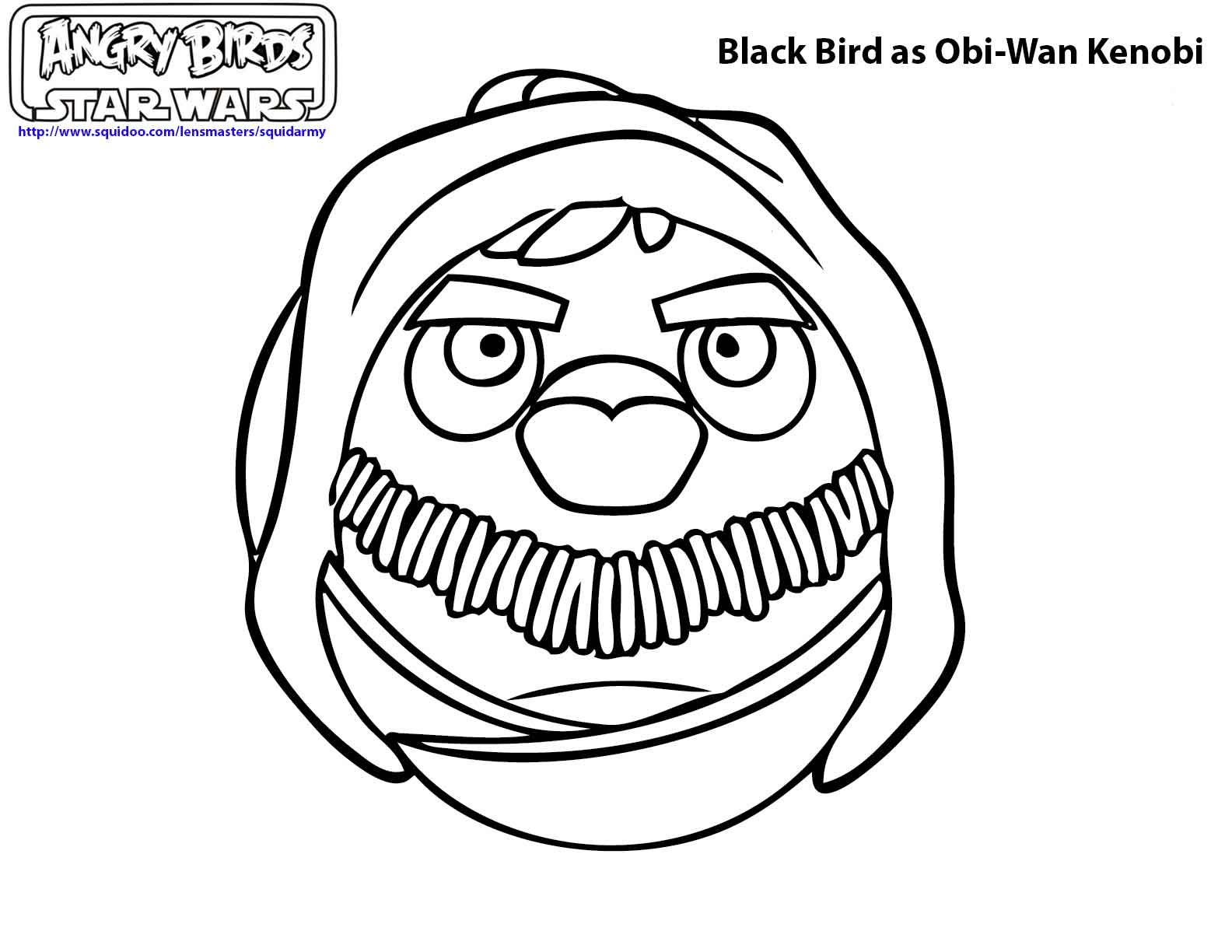 Dessin à colorier: Angry Birds (Dessins Animés) #25115 - Coloriages à Imprimer Gratuits