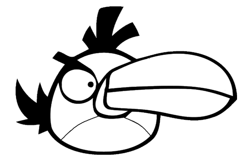 Dessin à colorier: Angry Birds (Dessins Animés) #25126 - Coloriages à Imprimer Gratuits
