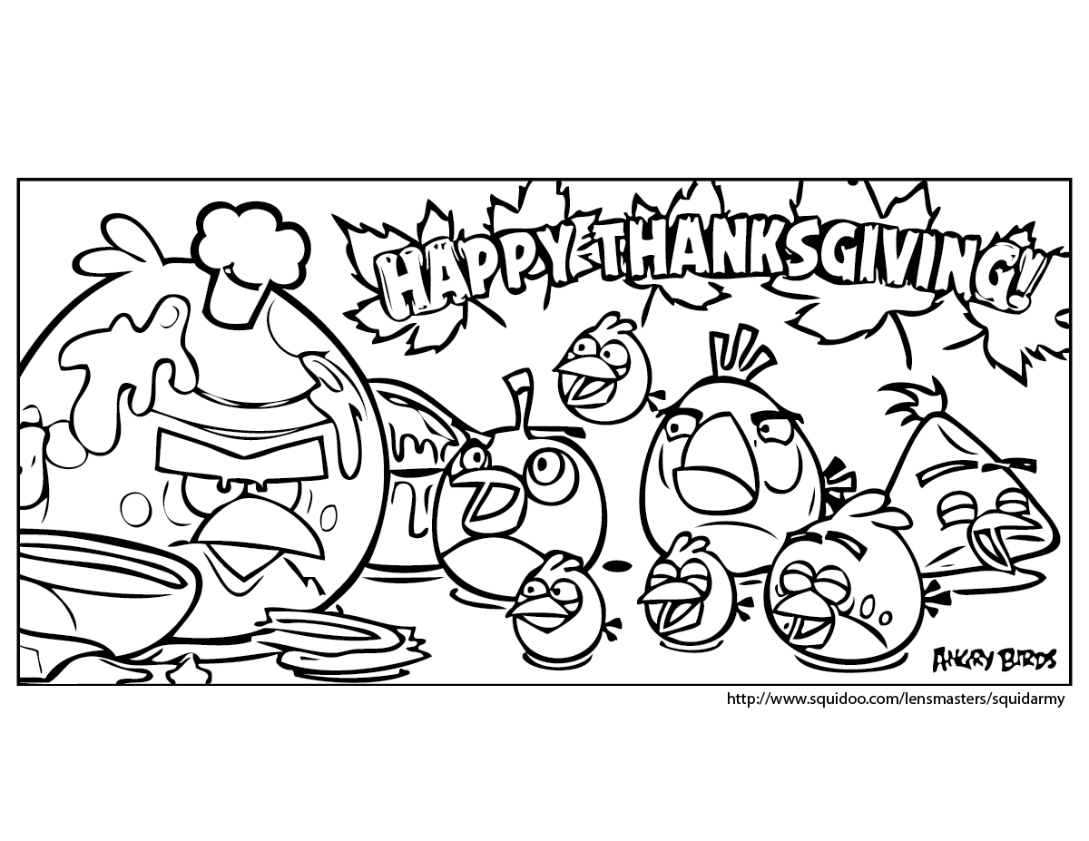 Dessin à colorier: Angry Birds (Dessins Animés) #25147 - Coloriages à Imprimer Gratuits