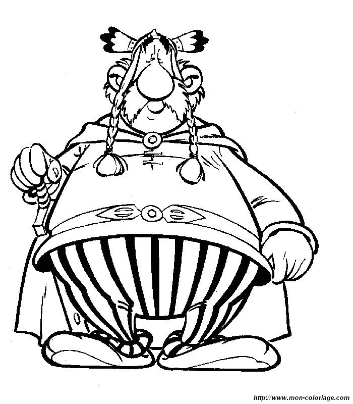 Dessin à colorier: Asterix et Obelix (Dessins Animés) #24393 - Coloriages à Imprimer Gratuits
