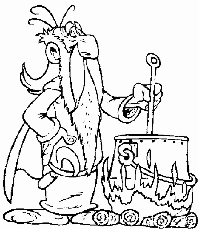 Dessin à colorier: Asterix et Obelix (Dessins Animés) #24465 - Coloriages à Imprimer Gratuits