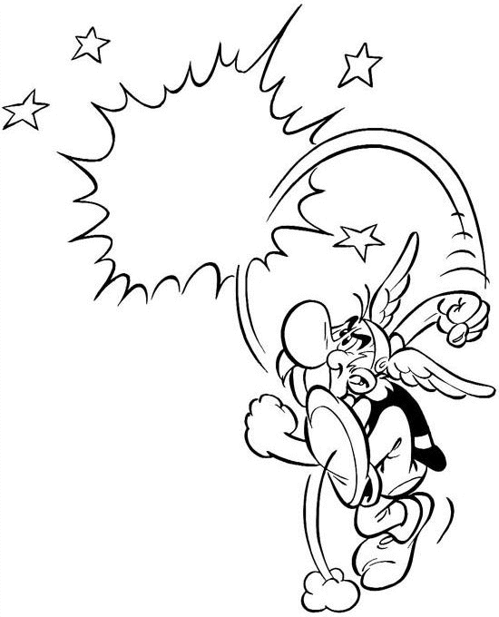 Dessin à colorier: Asterix et Obelix (Dessins Animés) #24505 - Coloriages à Imprimer Gratuits