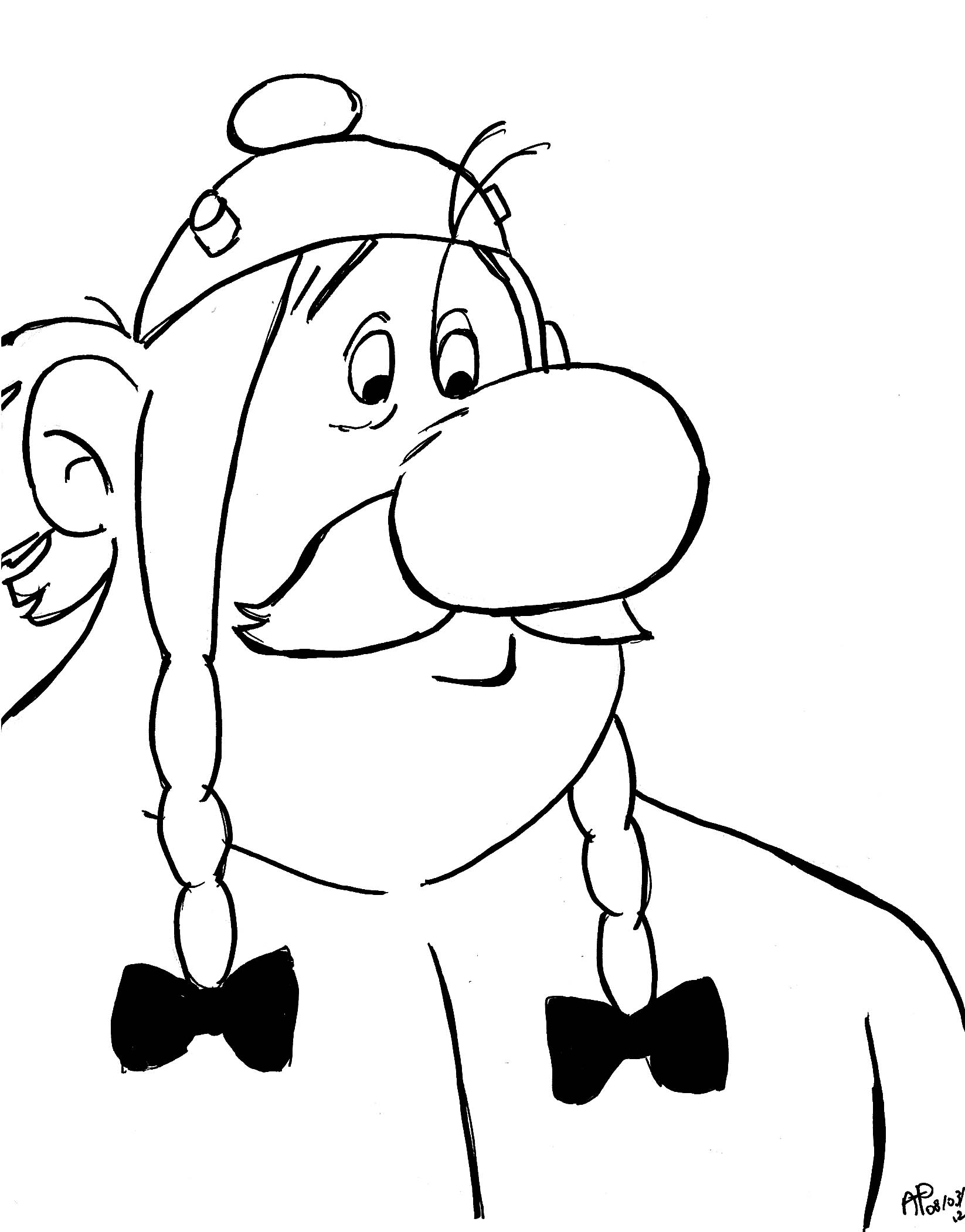 Dessin à colorier: Asterix et Obelix (Dessins Animés) #24566 - Coloriages à Imprimer Gratuits