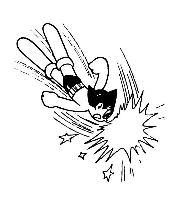 Dessin à colorier: Astroboy (Dessins Animés) #45236 - Coloriages à Imprimer Gratuits