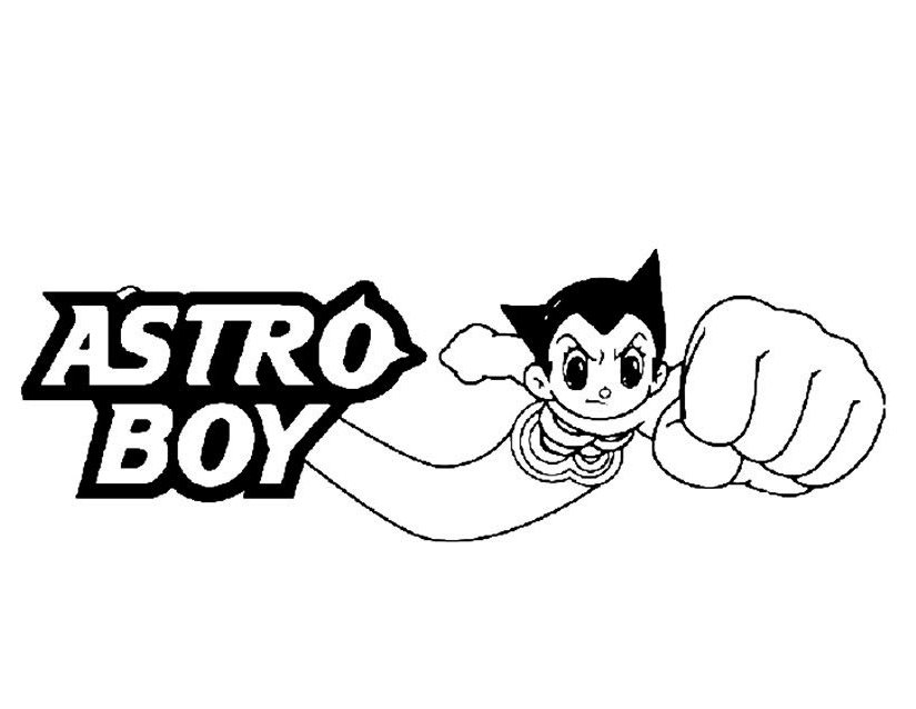 Dessin à colorier: Astroboy (Dessins Animés) #45242 - Coloriages à Imprimer Gratuits