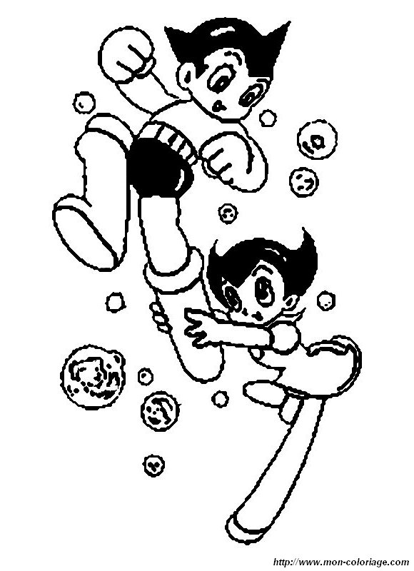 Dessin à colorier: Astroboy (Dessins Animés) #45252 - Coloriages à Imprimer Gratuits