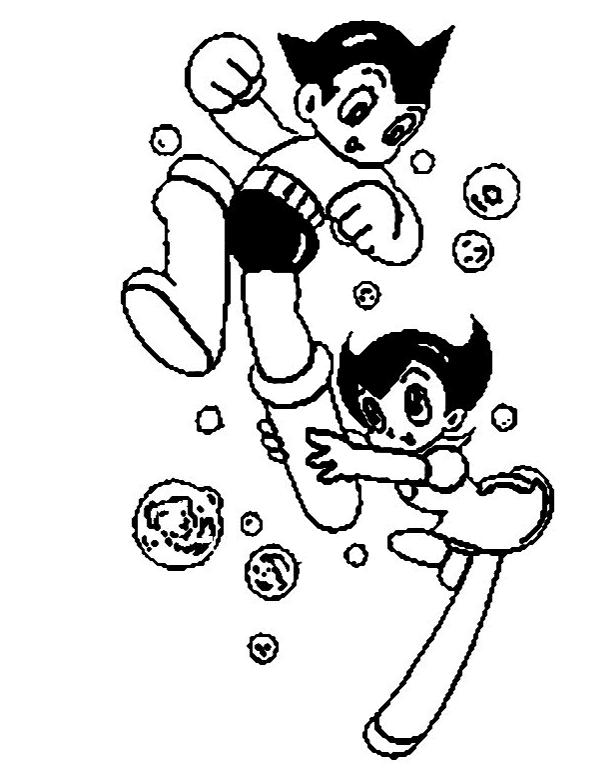 Dessin à colorier: Astroboy (Dessins Animés) #45273 - Coloriages à Imprimer Gratuits