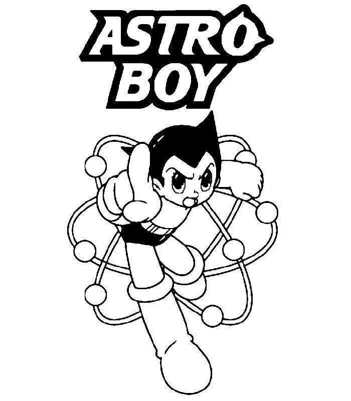 Dessin à colorier: Astroboy (Dessins Animés) #45362 - Coloriages à Imprimer Gratuits