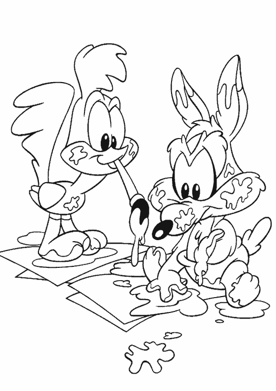 Dessin à colorier: Baby Looney Tunes (Dessins Animés) #26522 - Coloriages à Imprimer Gratuits