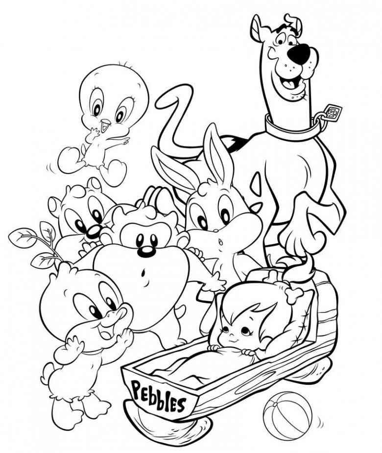 Dessin à colorier: Baby Looney Tunes (Dessins Animés) #26564 - Coloriages à Imprimer Gratuits