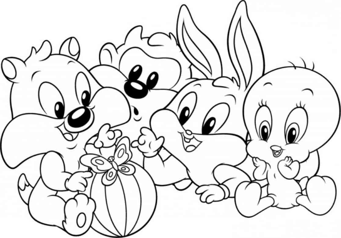 Dessin à colorier: Baby Looney Tunes (Dessins Animés) #26565 - Coloriages à Imprimer Gratuits