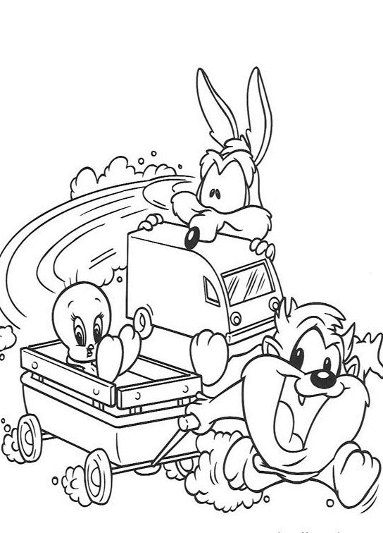 Dessin à colorier: Baby Looney Tunes (Dessins Animés) #26586 - Coloriages à Imprimer Gratuits