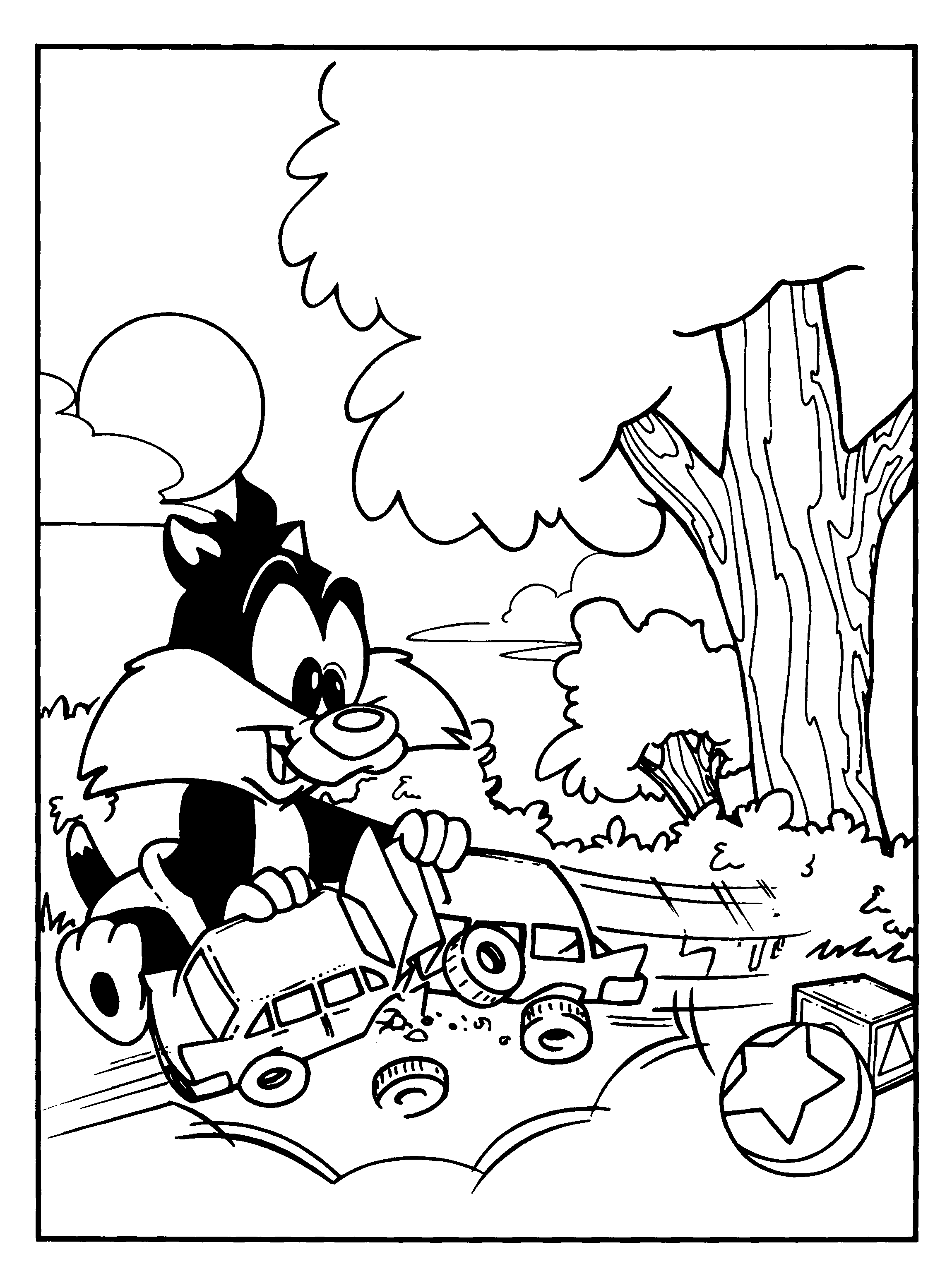 Dessin à colorier: Baby Looney Tunes (Dessins Animés) #26589 - Coloriages à Imprimer Gratuits