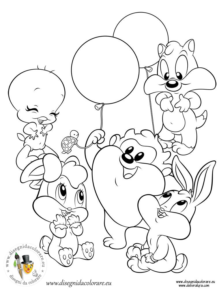 Dessin à colorier: Baby Looney Tunes (Dessins Animés) #26598 - Coloriages à Imprimer Gratuits