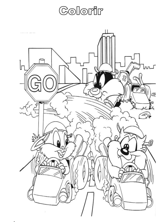 Dessin à colorier: Baby Looney Tunes (Dessins Animés) #26602 - Coloriages à Imprimer Gratuits
