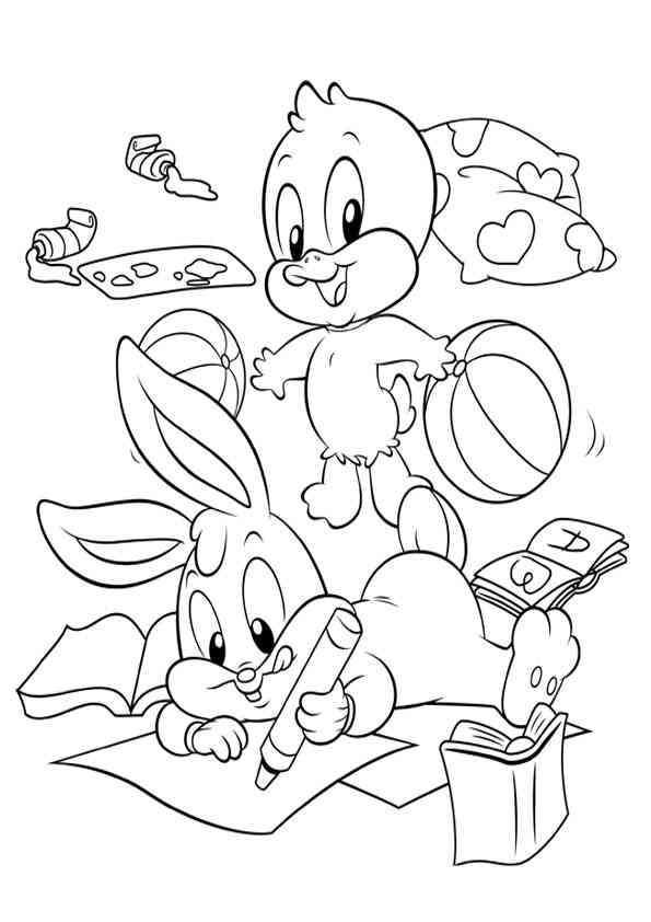 Dessin à colorier: Baby Looney Tunes (Dessins Animés) #26682 - Coloriages à Imprimer Gratuits