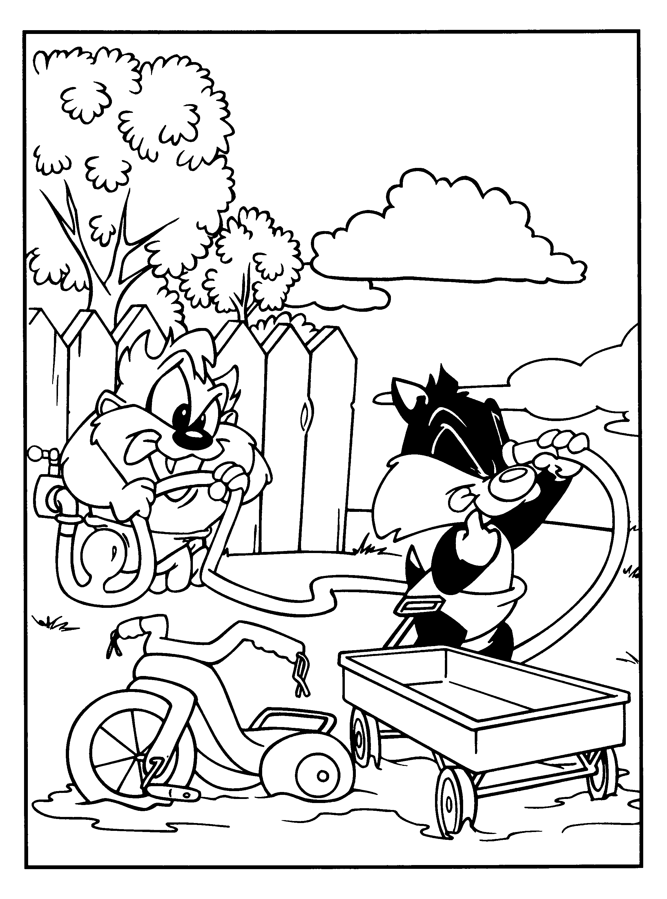 Dessin à colorier: Baby Looney Tunes (Dessins Animés) #26686 - Coloriages à Imprimer Gratuits