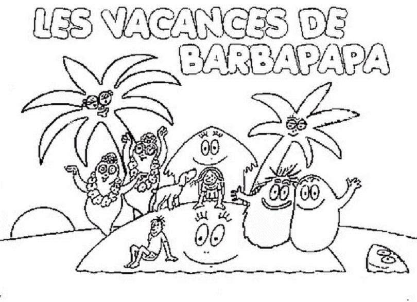 Dessin à colorier: Barbapapa (Dessins Animés) #36460 - Coloriages à Imprimer Gratuits
