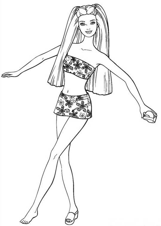 Dessin à colorier: Barbie (Dessins Animés) #27470 - Coloriages à Imprimer Gratuits