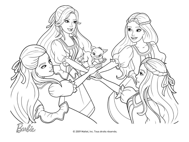 Dessin à colorier: Barbie (Dessins Animés) #27594 - Coloriages à Imprimer Gratuits