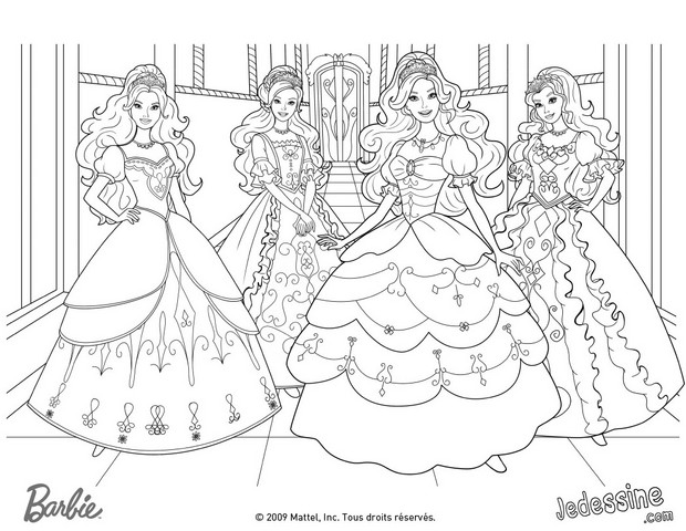 Dessin à colorier: Barbie (Dessins Animés) #27849 - Coloriages à Imprimer Gratuits