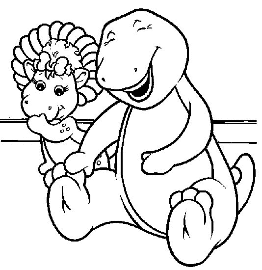 Dessin à colorier: Barney et ses amis (Dessins Animés) #40923 - Coloriages à Imprimer Gratuits