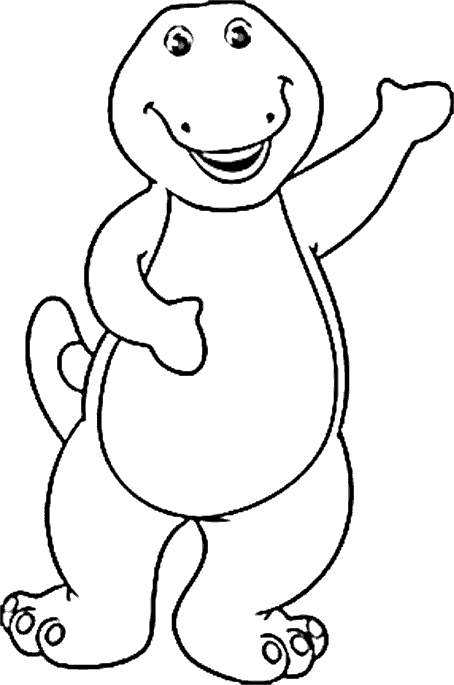 Dessin à colorier: Barney et ses amis (Dessins Animés) #40937 - Coloriages à Imprimer Gratuits