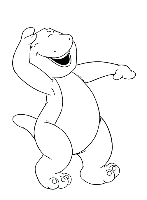 Dessin à colorier: Barney et ses amis (Dessins Animés) #40945 - Coloriages à Imprimer Gratuits