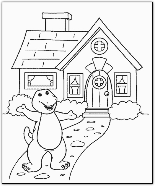 Dessin à colorier: Barney et ses amis (Dessins Animés) #40951 - Coloriages à Imprimer Gratuits