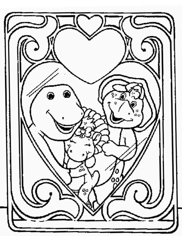 Dessin à colorier: Barney et ses amis (Dessins Animés) #40956 - Coloriages à Imprimer Gratuits