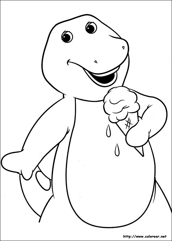 Dessin à colorier: Barney et ses amis (Dessins Animés) #41070 - Coloriages à Imprimer Gratuits