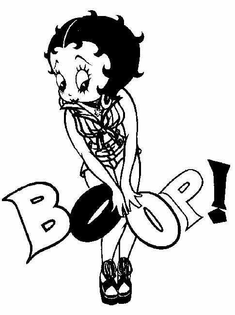 Dessin à colorier: Betty Boop (Dessins Animés) #25945 - Coloriages à Imprimer Gratuits