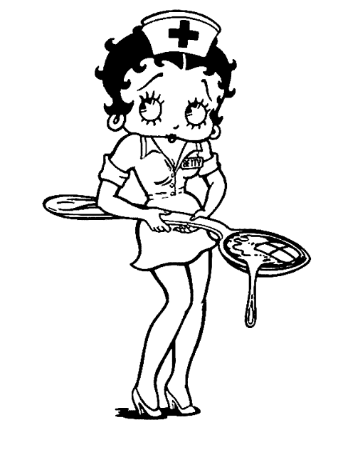 Dessin à colorier: Betty Boop (Dessins Animés) #26036 - Coloriages à Imprimer Gratuits