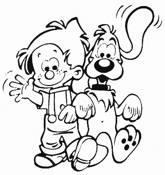 Dessin à colorier: Boule et Bill (Dessins Animés) #25351 - Coloriages à Imprimer Gratuits