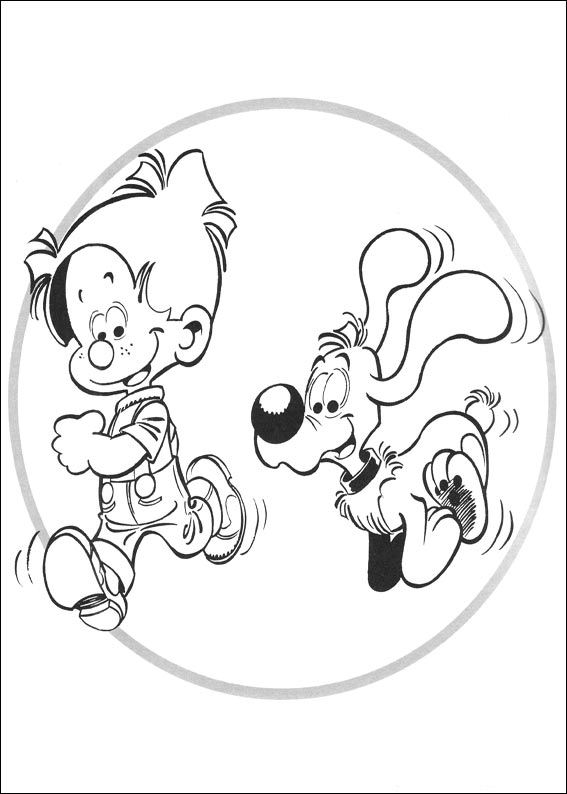 Dessin à colorier: Boule et Bill (Dessins Animés) #25357 - Coloriages à Imprimer Gratuits