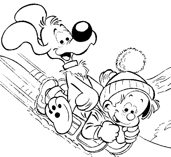 Dessin à colorier: Boule et Bill (Dessins Animés) #25376 - Coloriages à Imprimer Gratuits